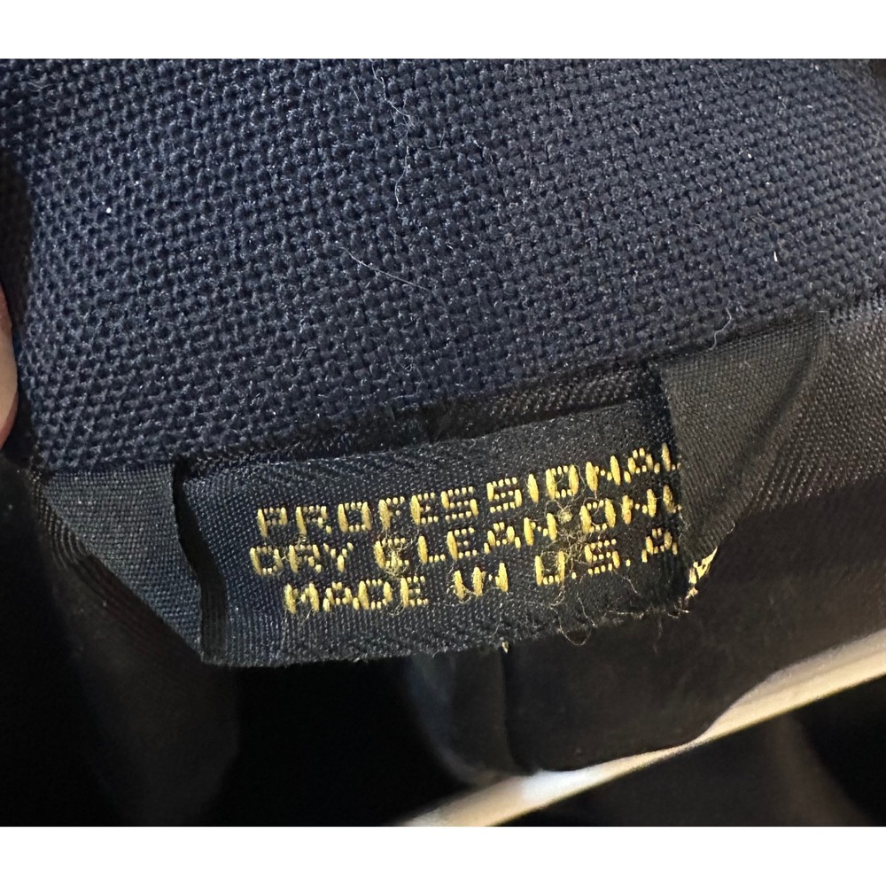 Botany 500 Mens Navy Blue Blazer Sport‎ Coat Gold Crest Buttons Made in USA - Picture 6 of 6